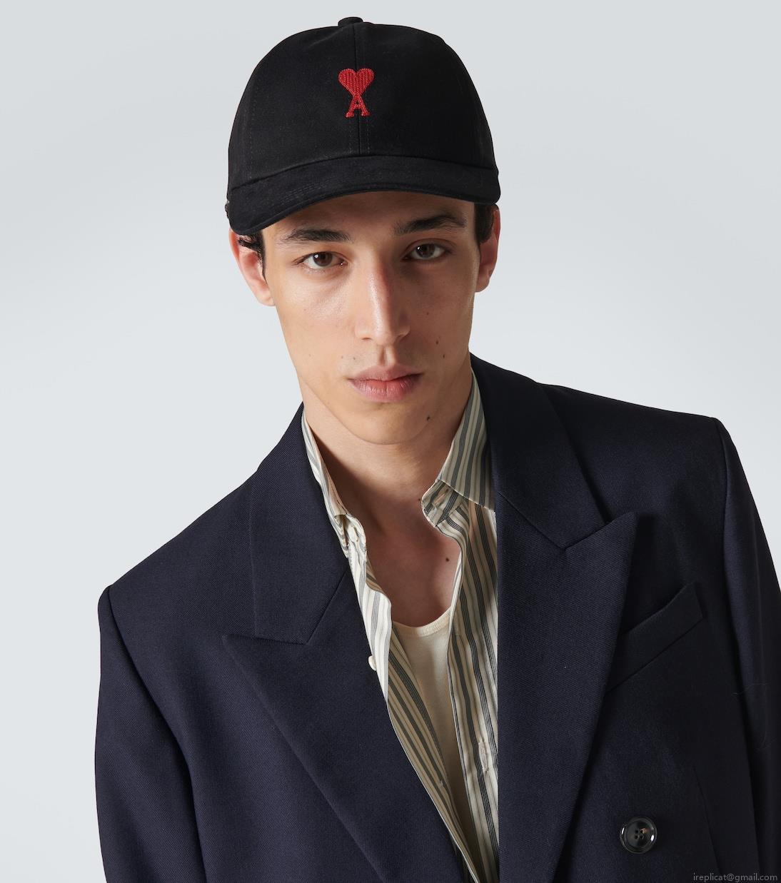 Ami ParisAmi De Cœur cotton canvas cap Ami ParisAmi De Cœur cotton canvas cap