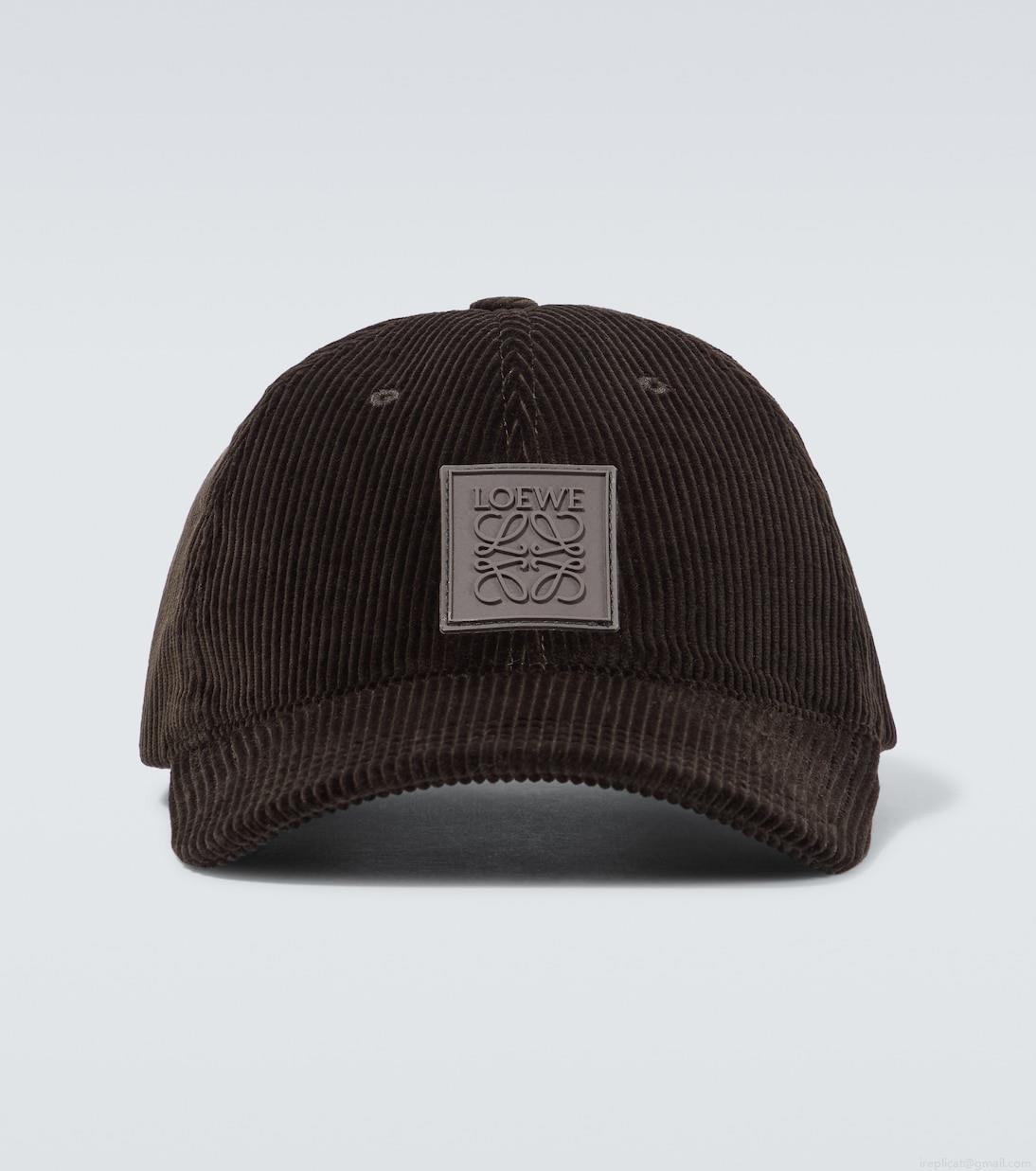 LoeweAnagram corduroy baseball cap LoeweAnagram corduroy baseball cap
