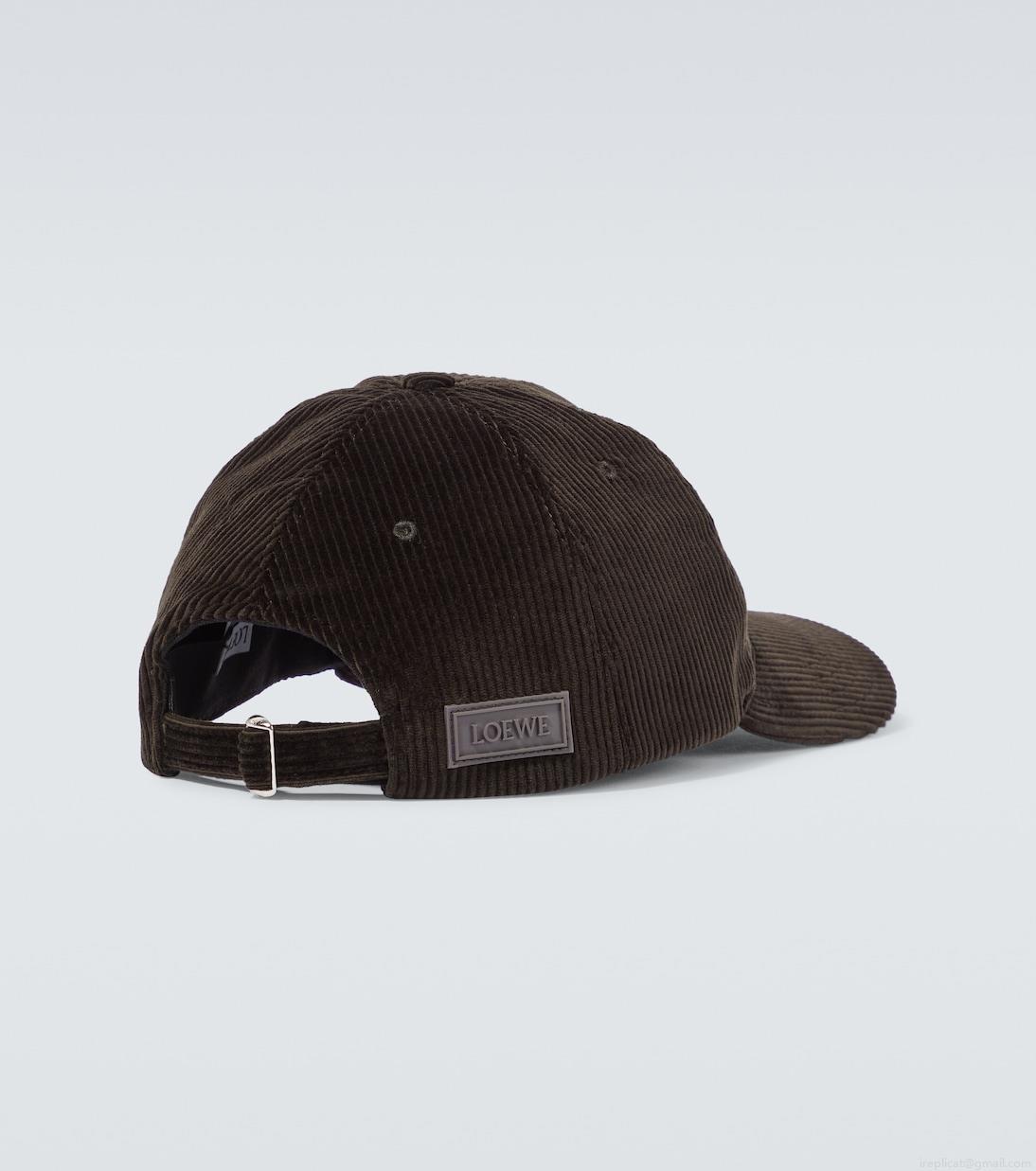 LoeweAnagram corduroy baseball cap LoeweAnagram corduroy baseball cap