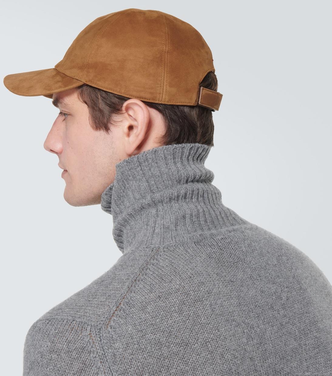 Loro PianaSuede baseball cap Loro PianaSuede baseball cap
