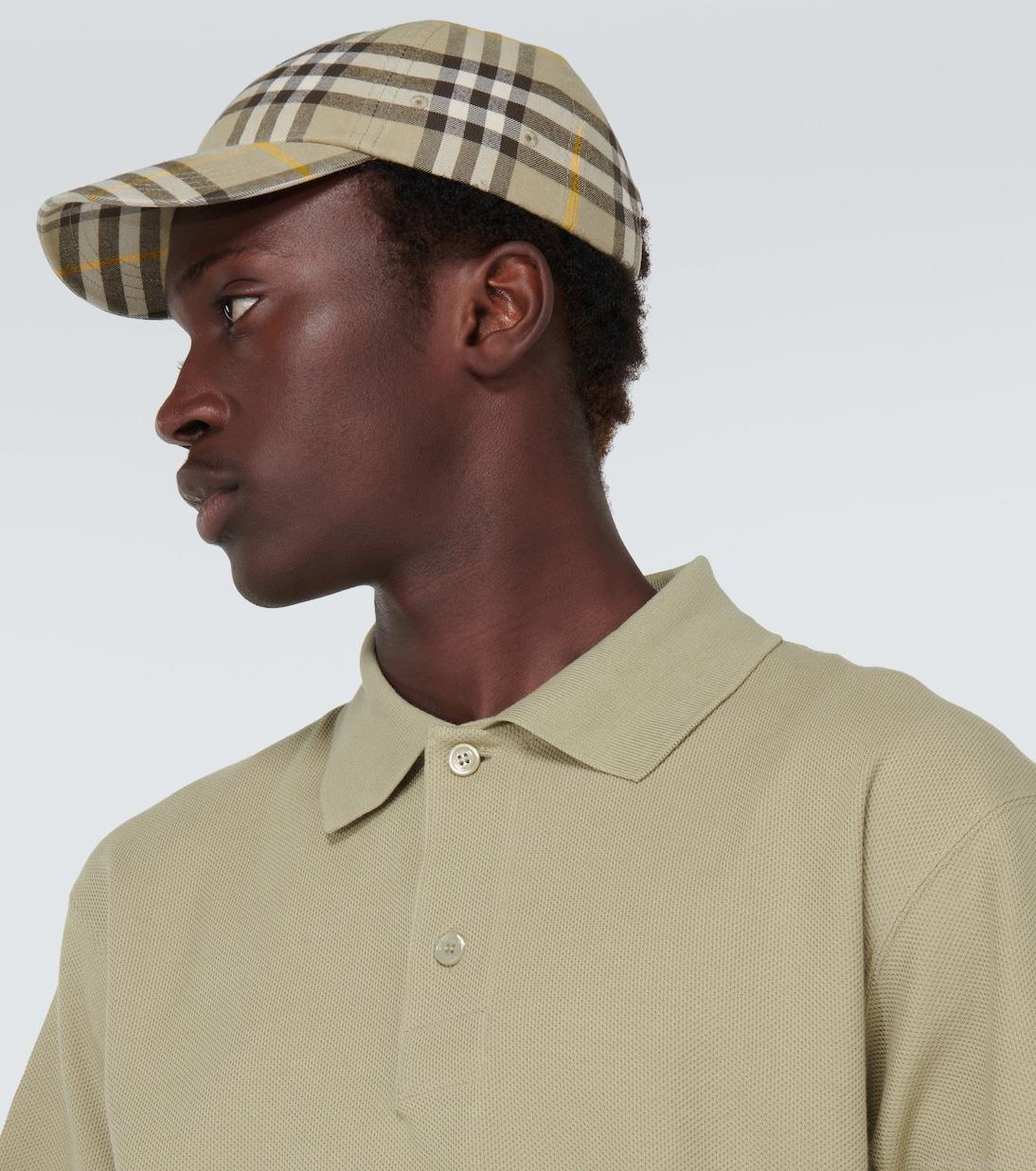 BurberryBurberry Check cotton baseball cap BurberryBurberry Check cotton baseball cap