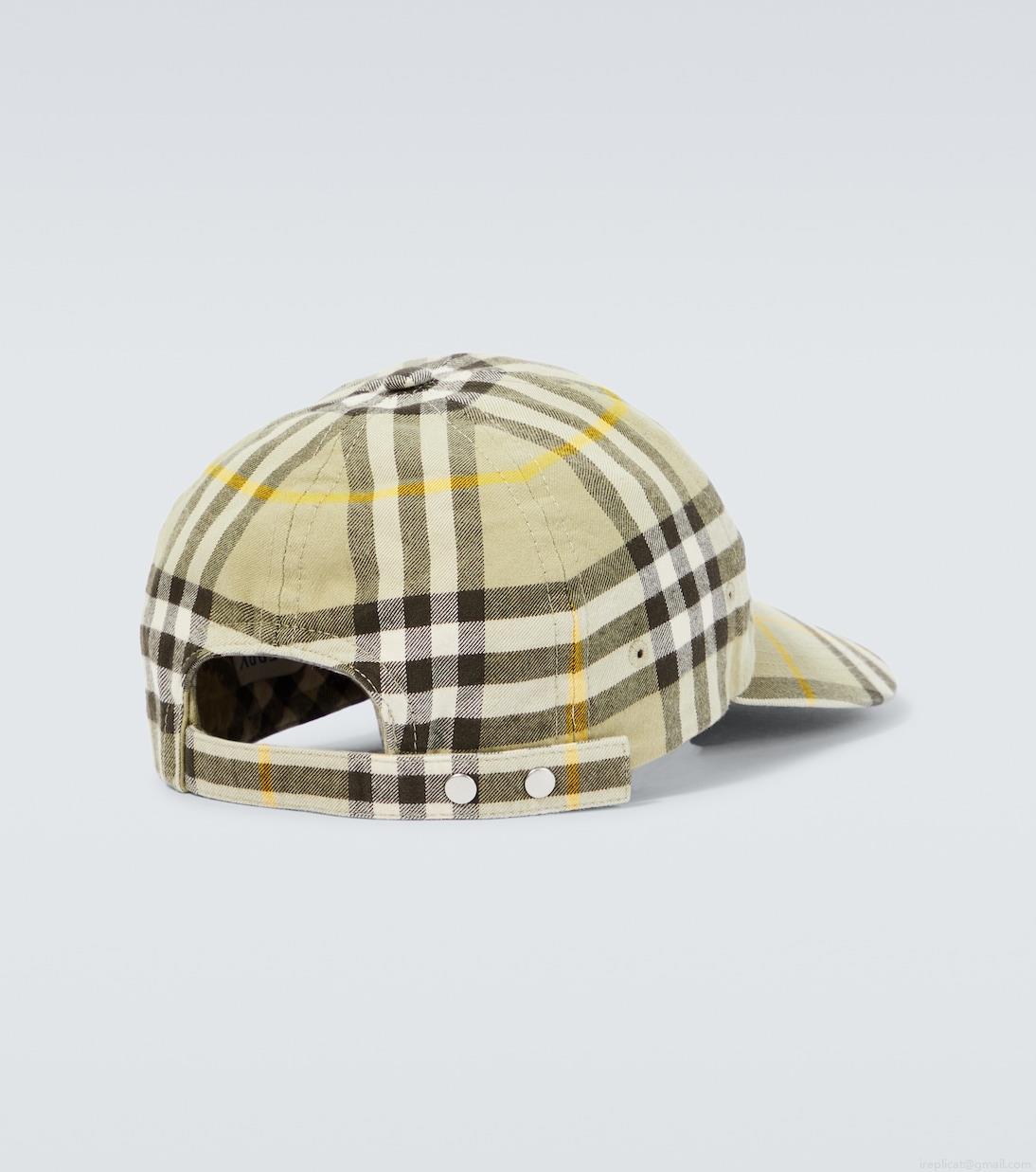 BurberryBurberry Check cotton baseball cap BurberryBurberry Check cotton baseball cap