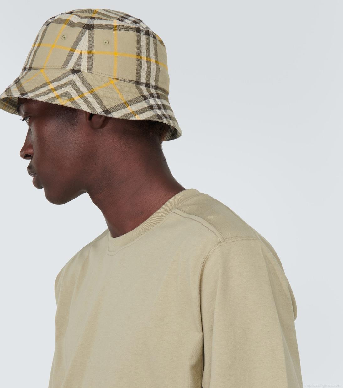 BurberryBurberry Check cotton bucket hat BurberryBurberry Check cotton bucket hat