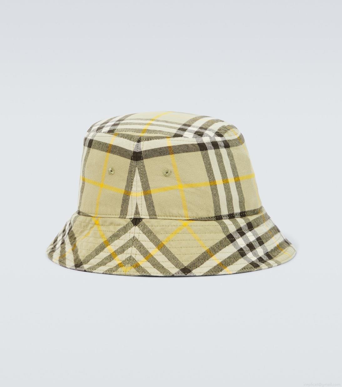 BurberryBurberry Check cotton bucket hat BurberryBurberry Check cotton bucket hat