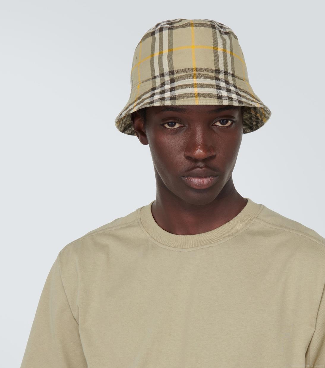 BurberryBurberry Check cotton bucket hat BurberryBurberry Check cotton bucket hat