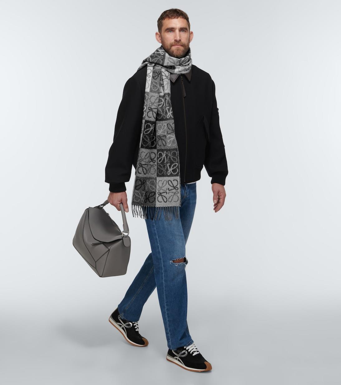 LoeweAnagram wool and cashmere scarf LoeweAnagram wool and cashmere scarf