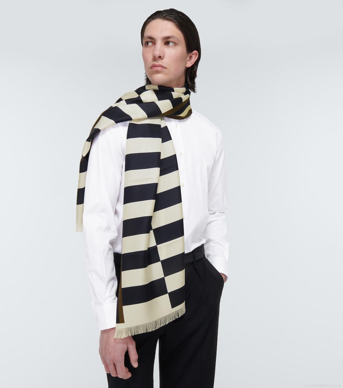 Saint LaurentCassandre silk twill scarf Saint LaurentCassandre silk twill scarf