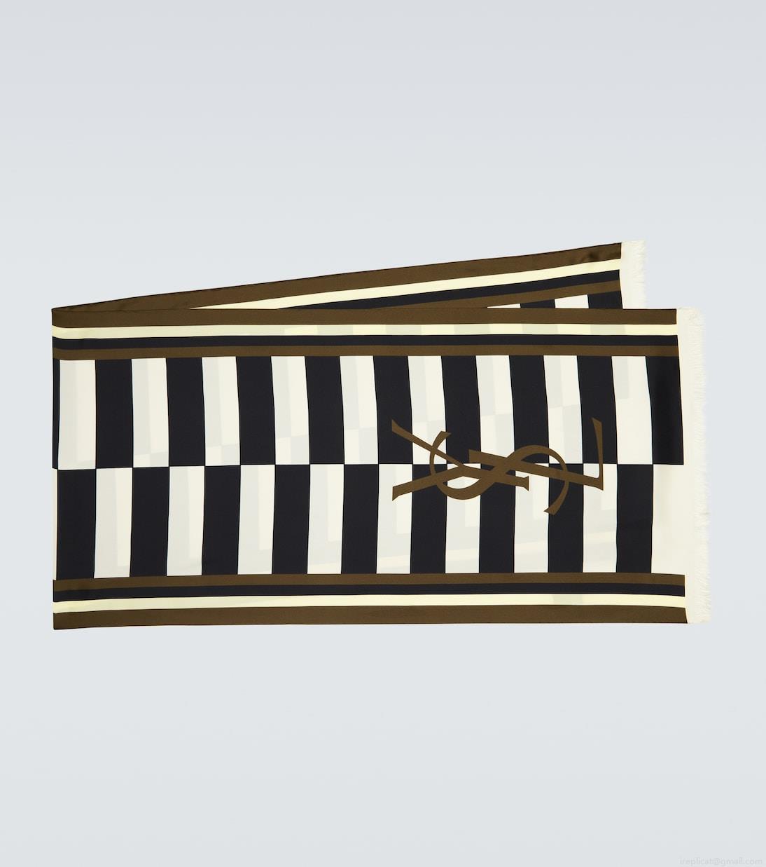 Saint LaurentCassandre silk twill scarf Saint LaurentCassandre silk twill scarf