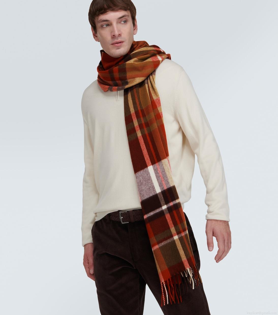 Loro PianaRoyal College checked cashmere scarf Loro PianaRoyal College checked cashmere scarf