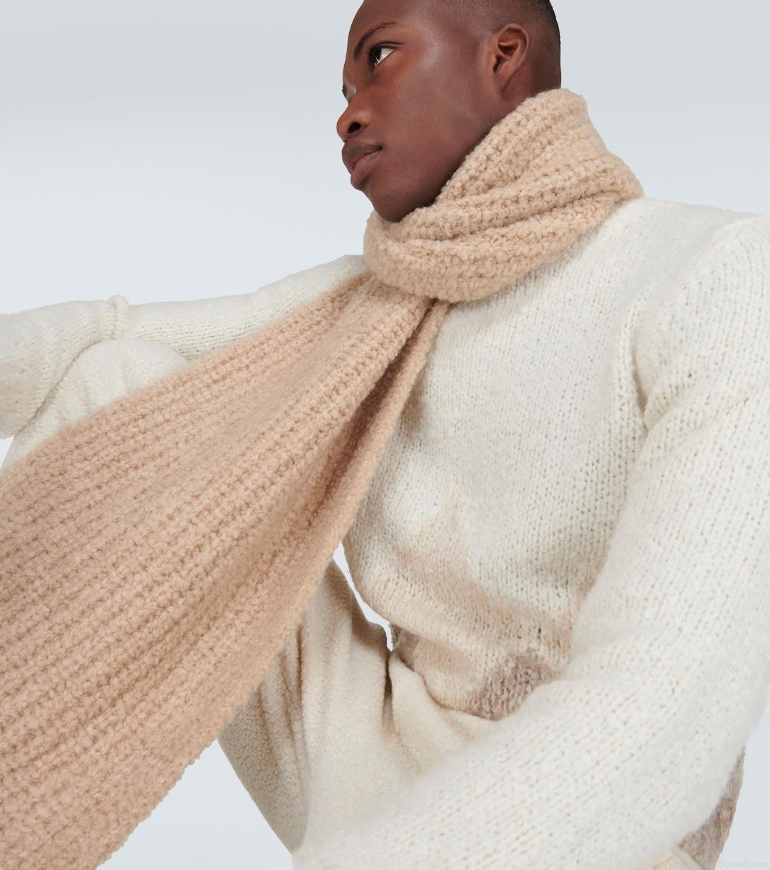 Loro PianaCamel hair and silk scarf Loro PianaCamel hair and silk scarf
