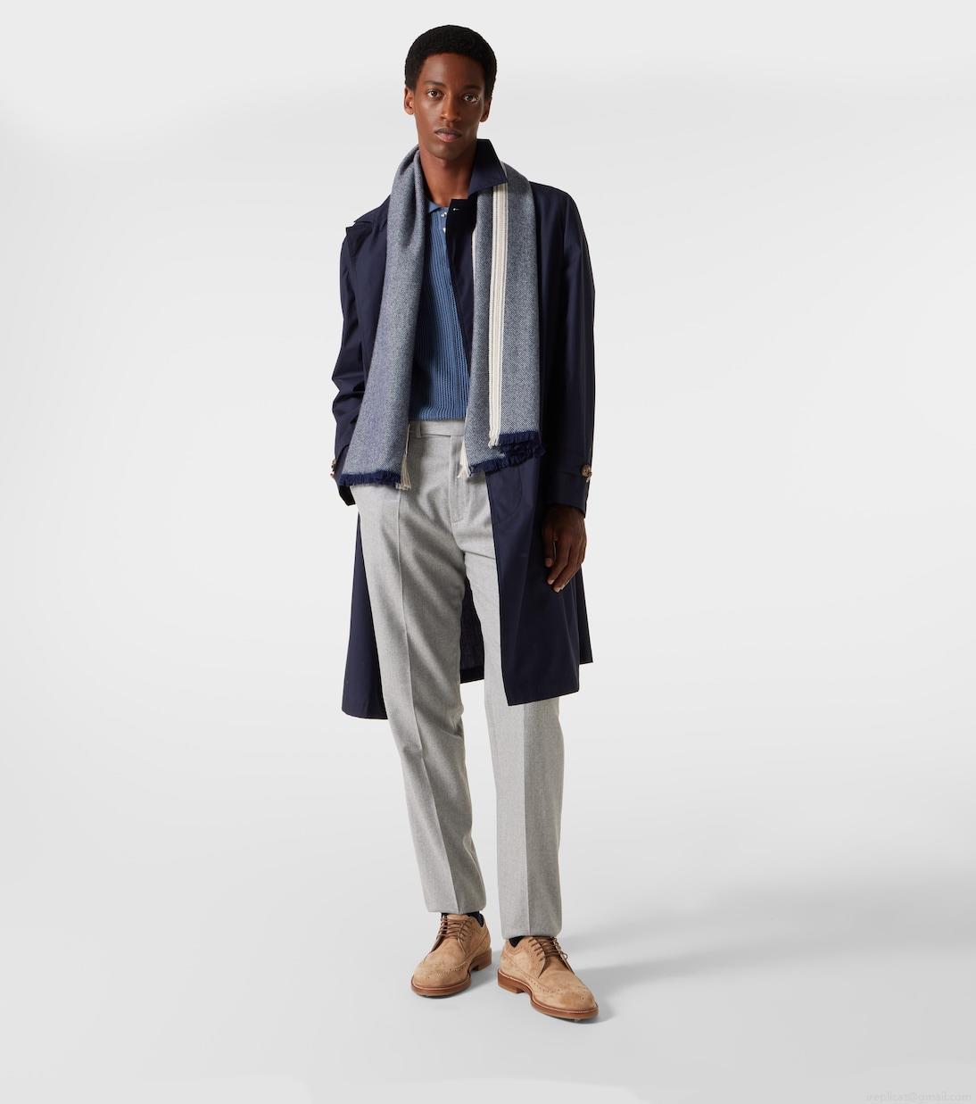 Brunello CucinelliStriped cashmere scarf Brunello CucinelliStriped cashmere scarf