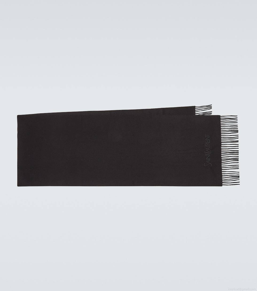 Saint LaurentFringed cashmere scarf Saint LaurentFringed cashmere scarf