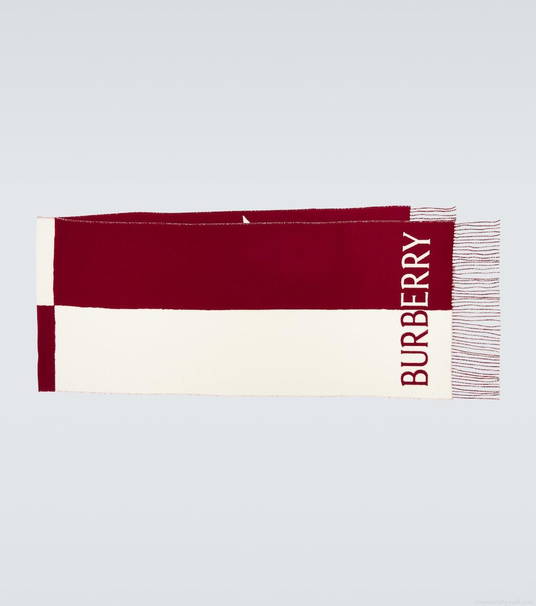 BurberryEKD wool and cashmere scarf BurberryEKD wool and cashmere scarf