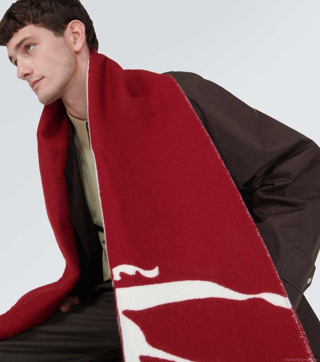 BurberryEKD wool and cashmere scarf BurberryEKD wool and cashmere scarf