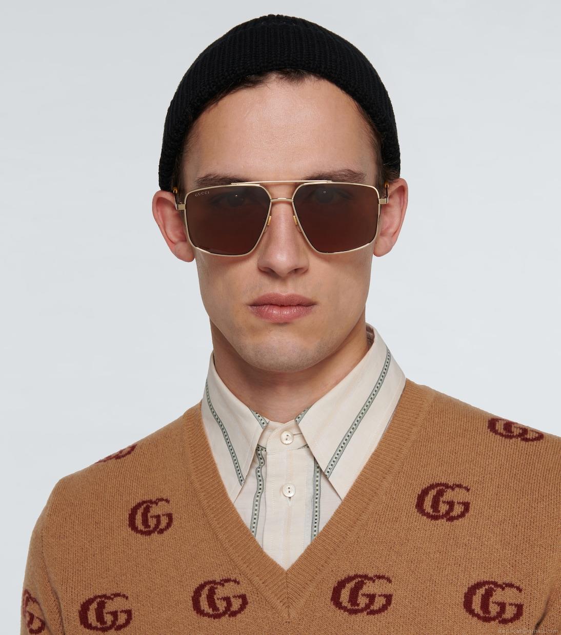 GucciMetal aviator sunglasses GucciMetal aviator sunglasses