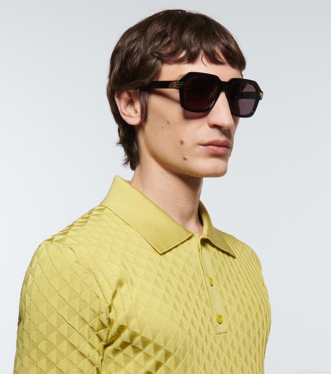 Bottega VenetaAcetate frame sunglasses Bottega VenetaAcetate frame sunglasses