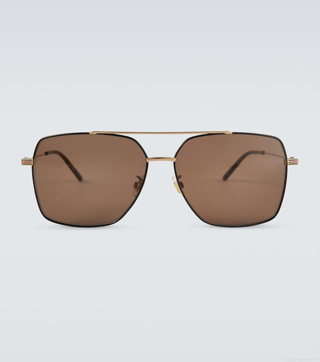 GucciSquare-frame metal sunglasses GucciSquare-frame metal sunglasses