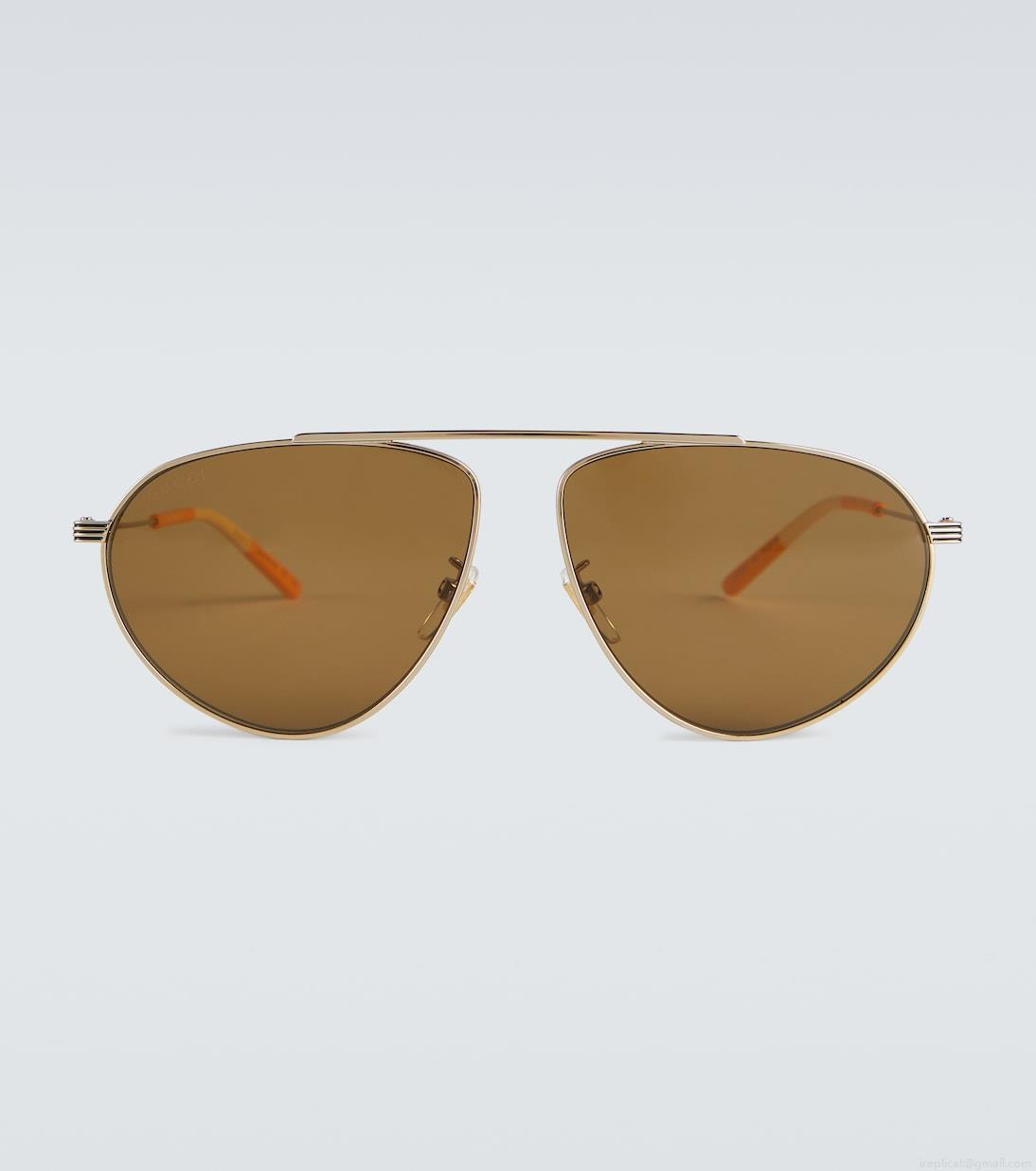 GucciMetal frame aviator sunglasses GucciMetal frame aviator sunglasses
