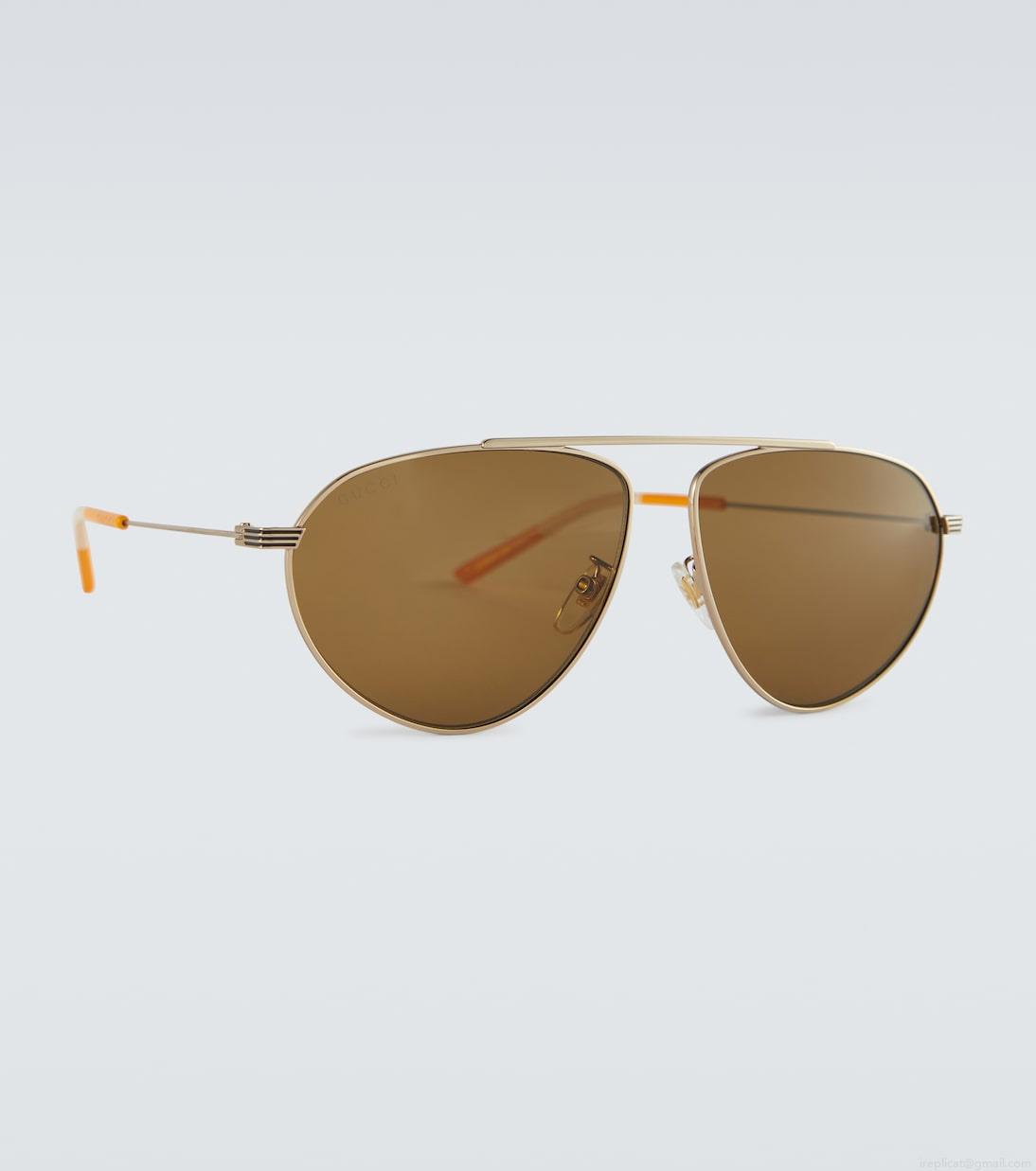 GucciMetal frame aviator sunglasses GucciMetal frame aviator sunglasses