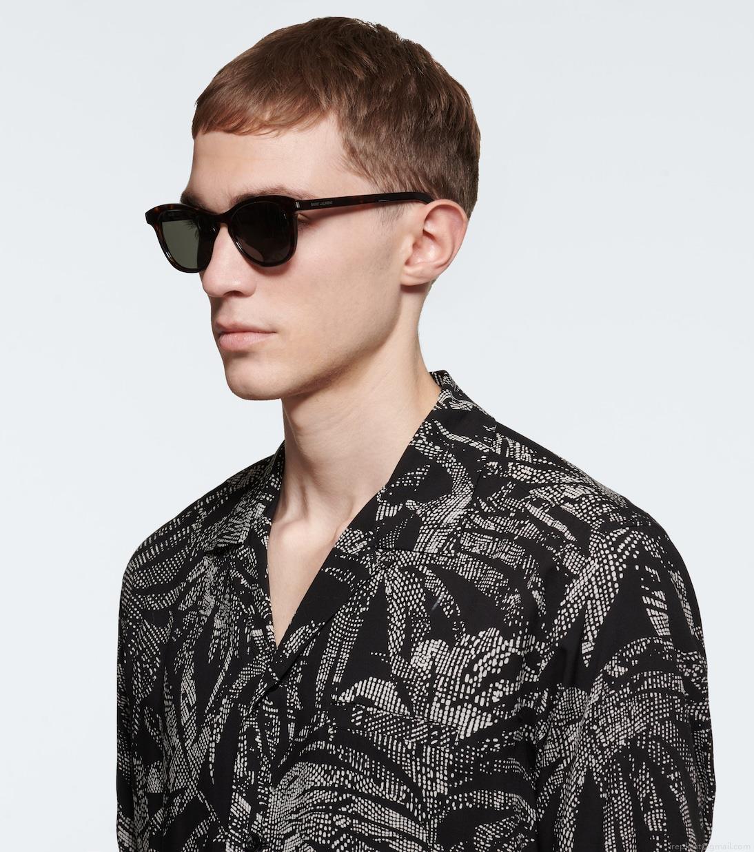 Saint LaurentRound-frame acetate sunglasses Saint LaurentRound-frame acetate sunglasses
