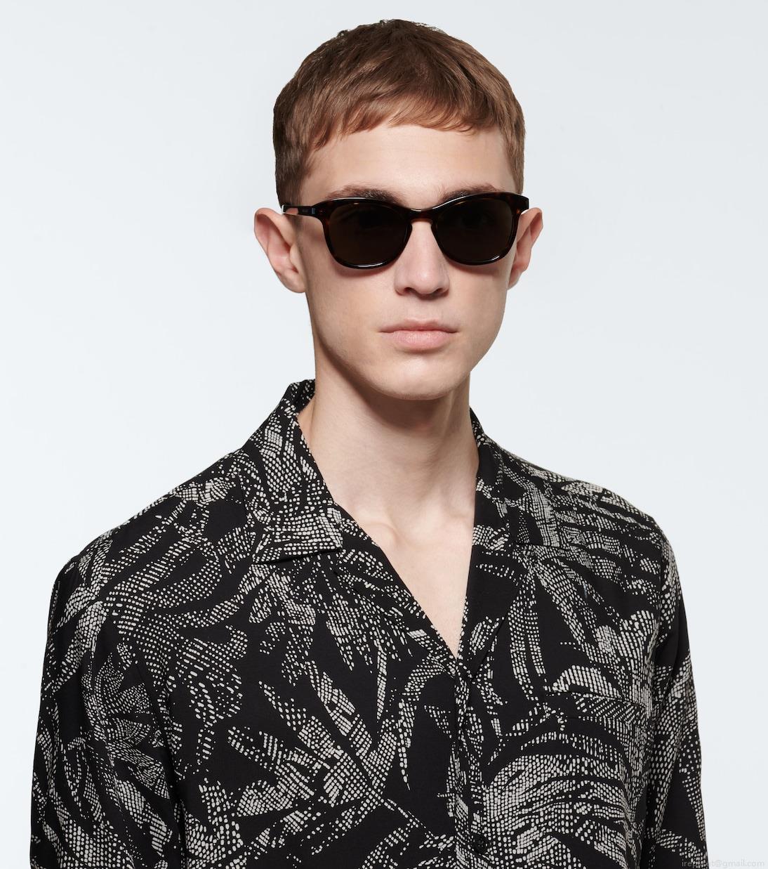 Saint LaurentRound-frame acetate sunglasses Saint LaurentRound-frame acetate sunglasses