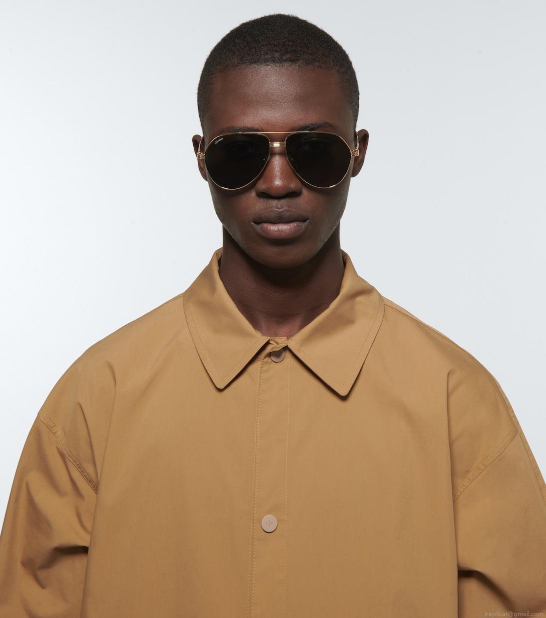 Cartier Eyewear CollectionAviator sunglasses Cartier Eyewear CollectionAviator sunglasses