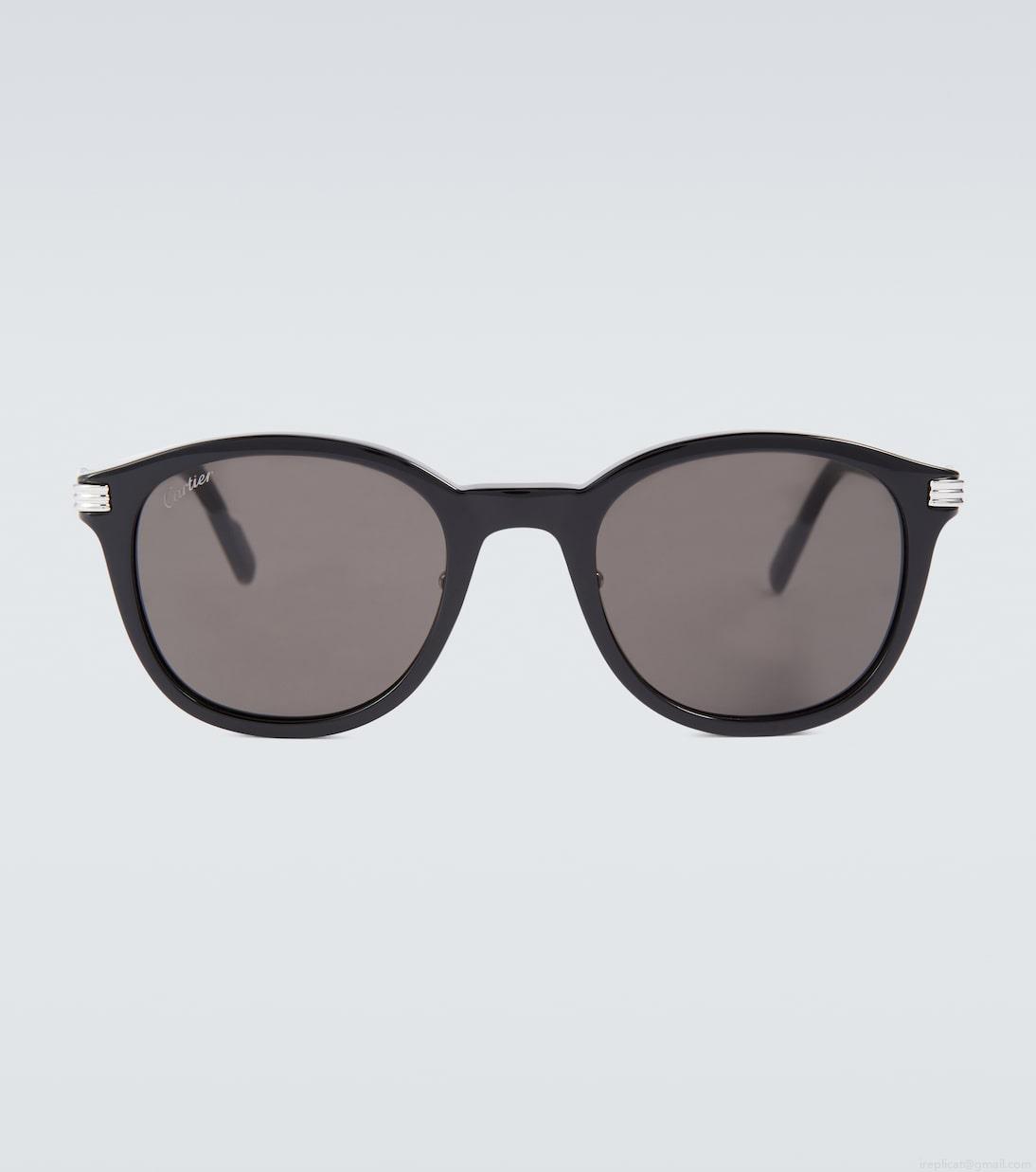 Cartier Eyewear CollectionRounded acetate sunglasses Cartier Eyewear CollectionRounded acetate sunglasses