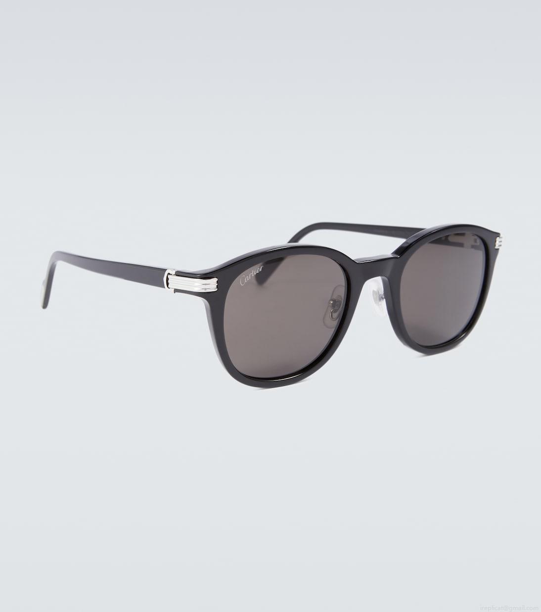 Cartier Eyewear CollectionRounded acetate sunglasses Cartier Eyewear CollectionRounded acetate sunglasses