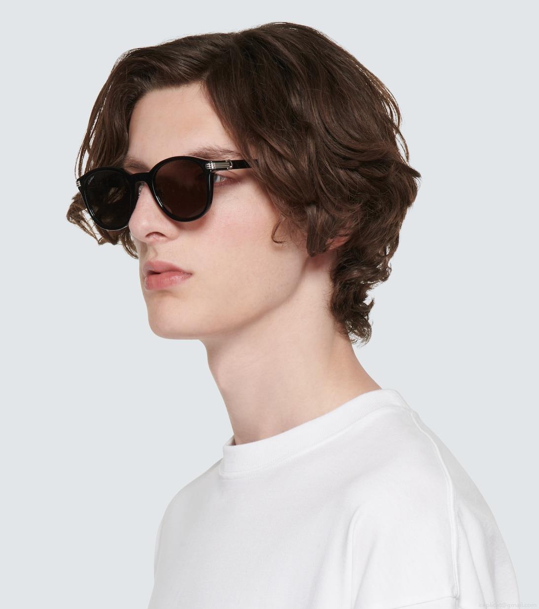 Cartier Eyewear CollectionRounded acetate sunglasses Cartier Eyewear CollectionRounded acetate sunglasses