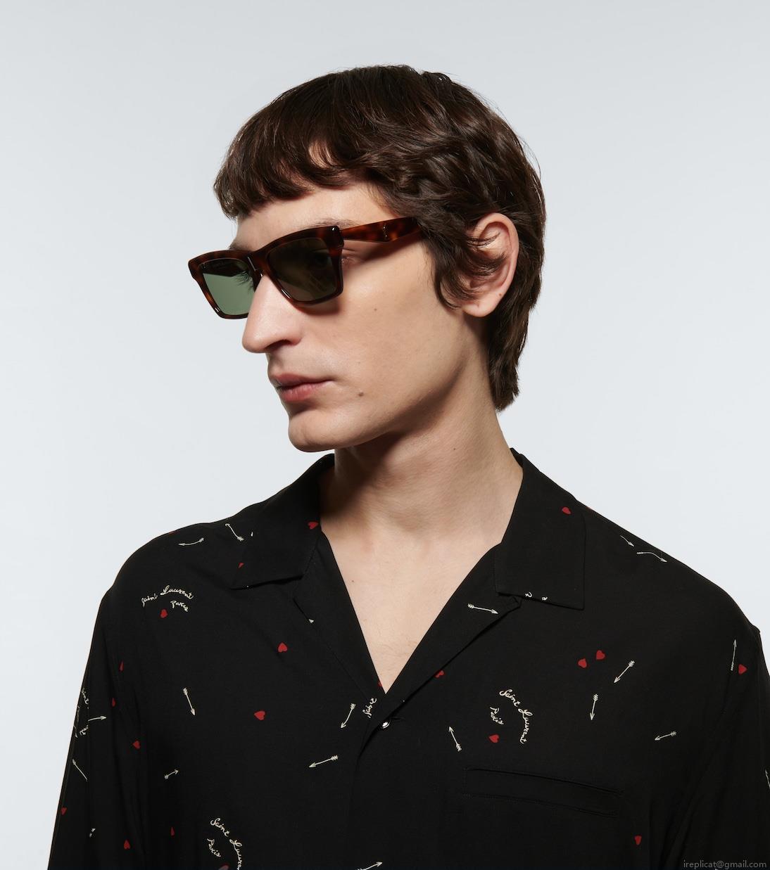 Saint LaurentRectangular acetate sunglasses Saint LaurentRectangular acetate sunglasses