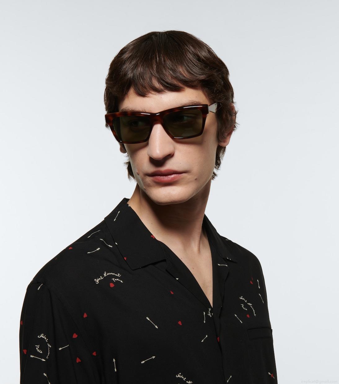 Saint LaurentRectangular acetate sunglasses Saint LaurentRectangular acetate sunglasses