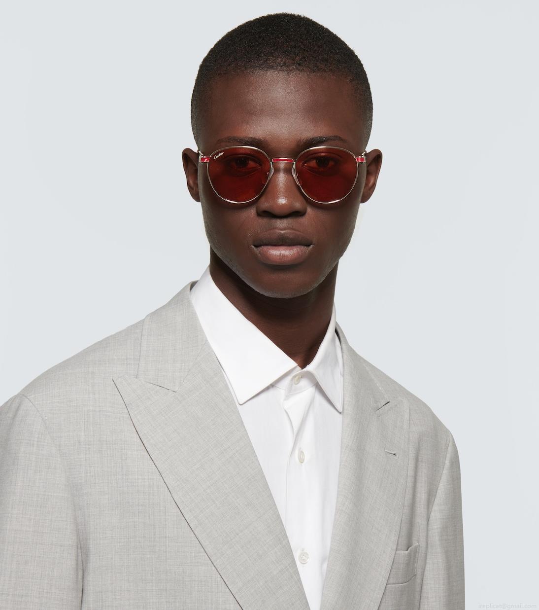 Cartier Eyewear CollectionRound sunglasses Cartier Eyewear CollectionRound sunglasses