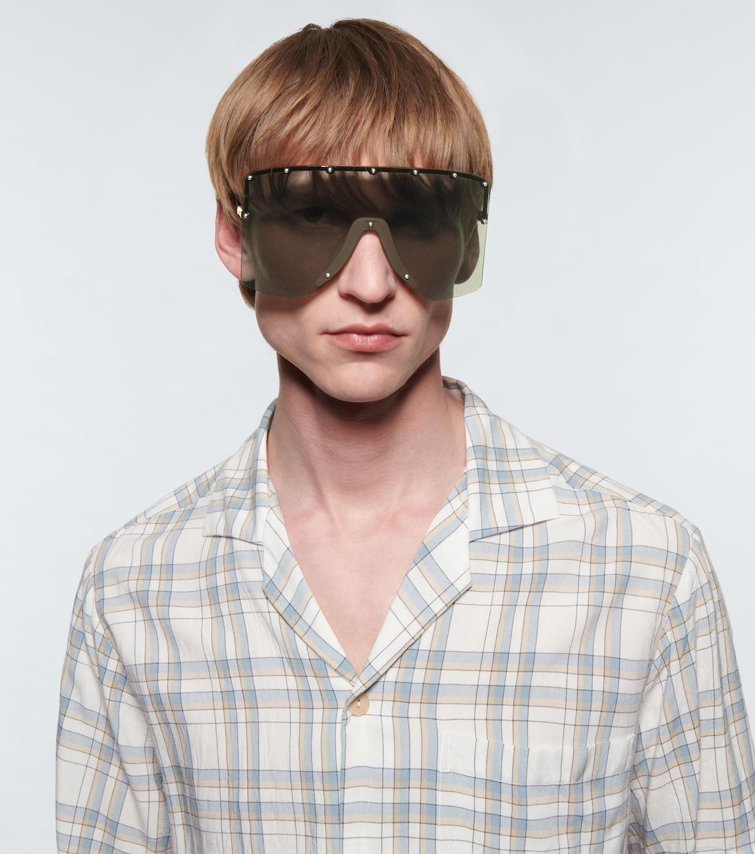 GucciMask-frame sunglasses GucciMask-frame sunglasses
