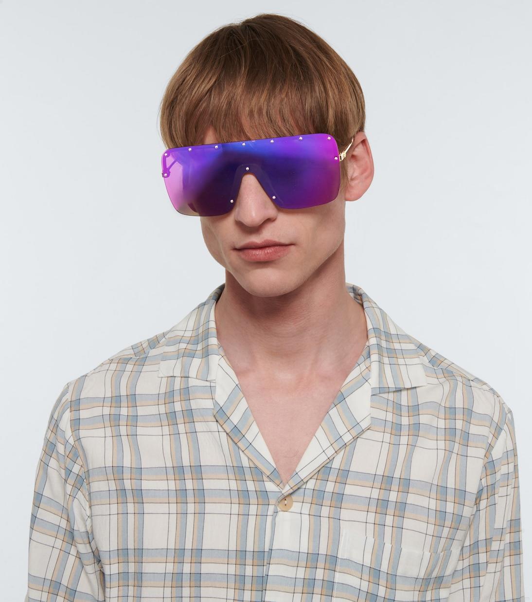 GucciMask-frame sunglasses GucciMask-frame sunglasses