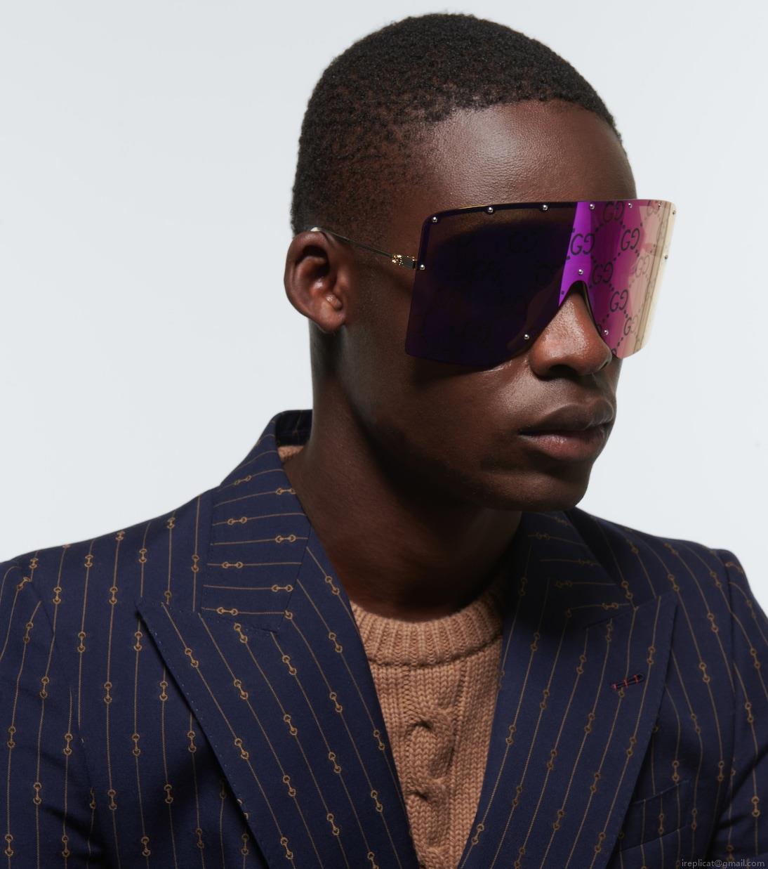 GucciMask-frame sunglasses GucciMask-frame sunglasses