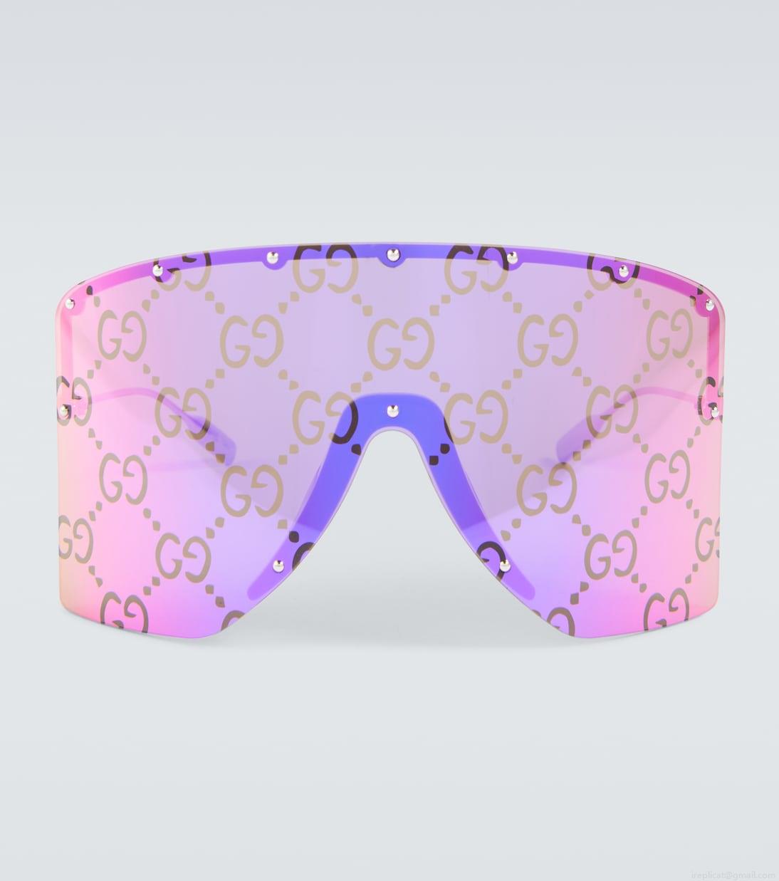 GucciMask-frame sunglasses GucciMask-frame sunglasses