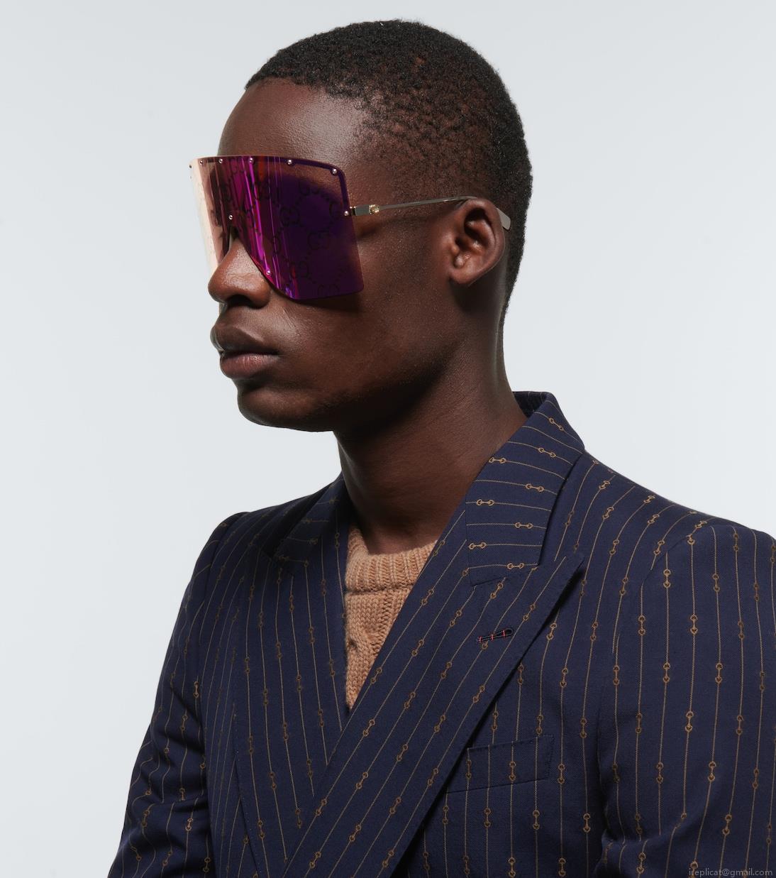 GucciMask-frame sunglasses GucciMask-frame sunglasses