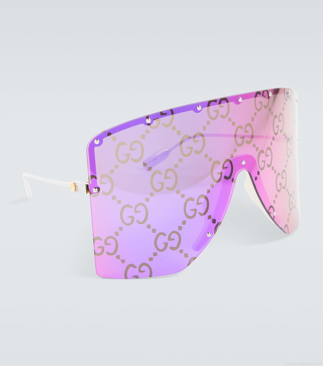 GucciMask-frame sunglasses GucciMask-frame sunglasses