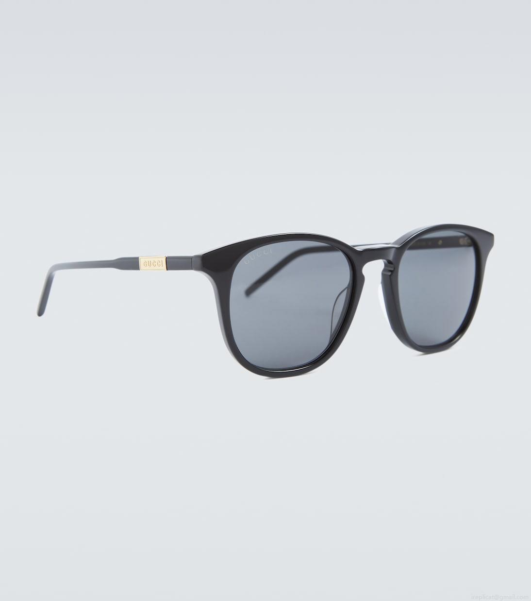 GucciRound acetate and metal sunglasses GucciRound acetate and metal sunglasses