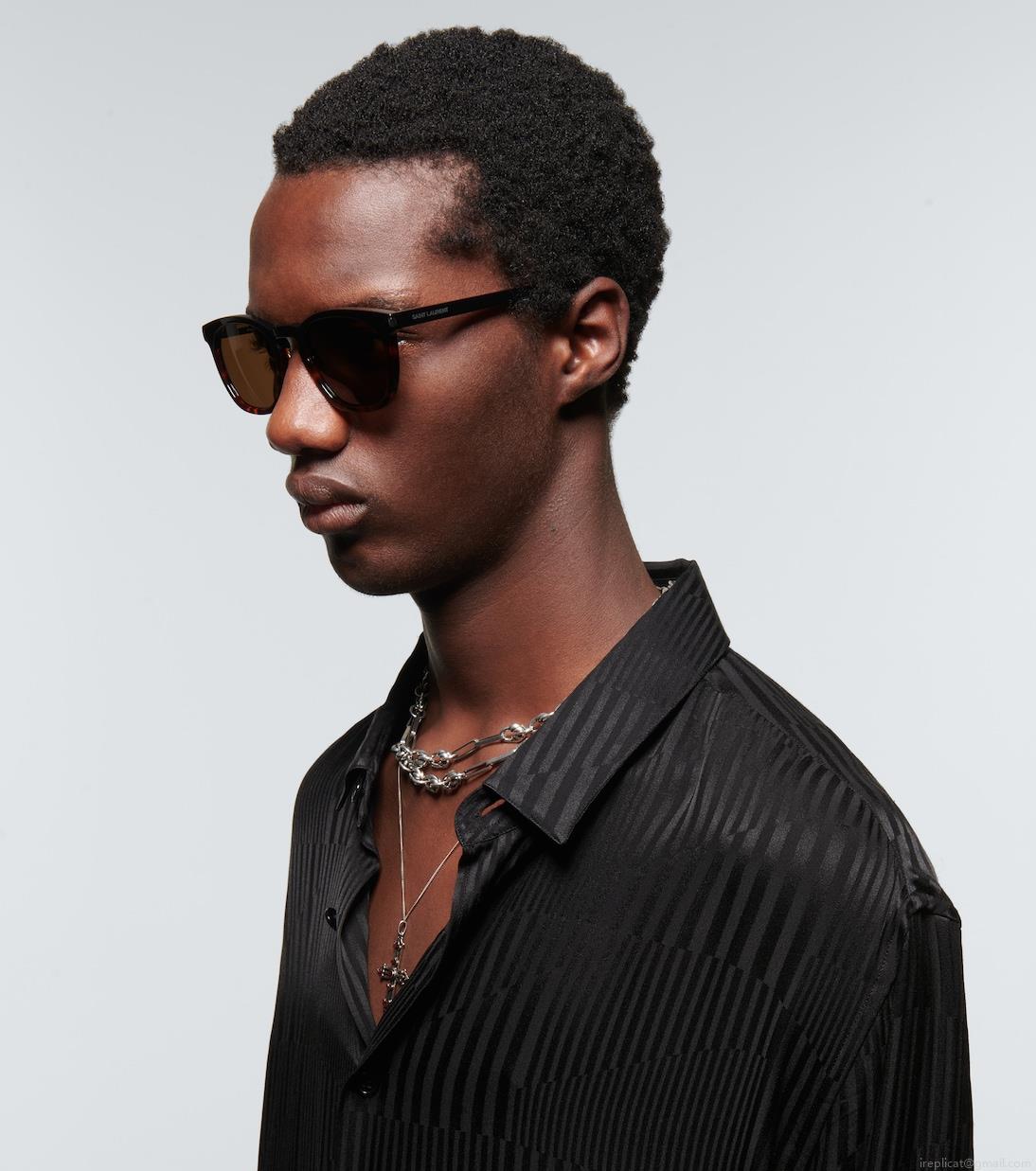 Saint LaurentRound acetate sunglasses Saint LaurentRound acetate sunglasses