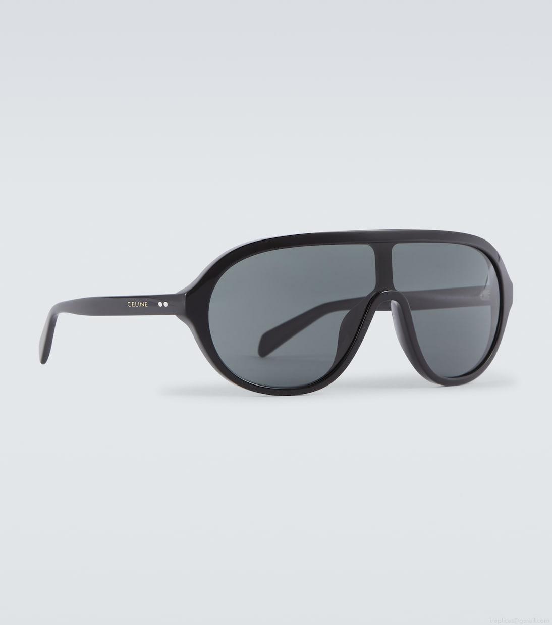 Celine EyewearMask-shaped acetate sunglasses Celine EyewearMask-shaped acetate sunglasses