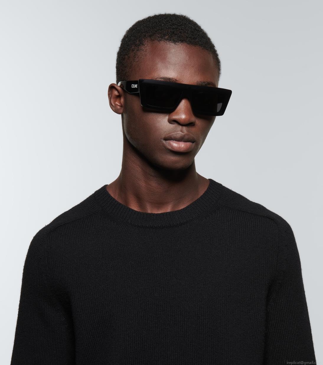 Celine EyewearFlat-brow acetate sunglasses Celine EyewearFlat-brow acetate sunglasses