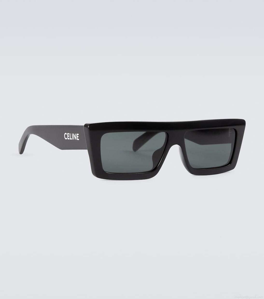 Celine EyewearFlat-brow acetate sunglasses Celine EyewearFlat-brow acetate sunglasses