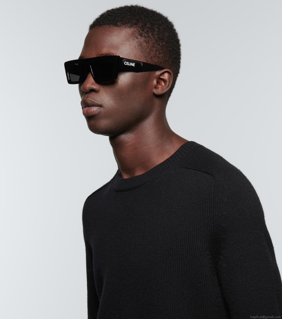 Celine EyewearFlat-brow acetate sunglasses Celine EyewearFlat-brow acetate sunglasses