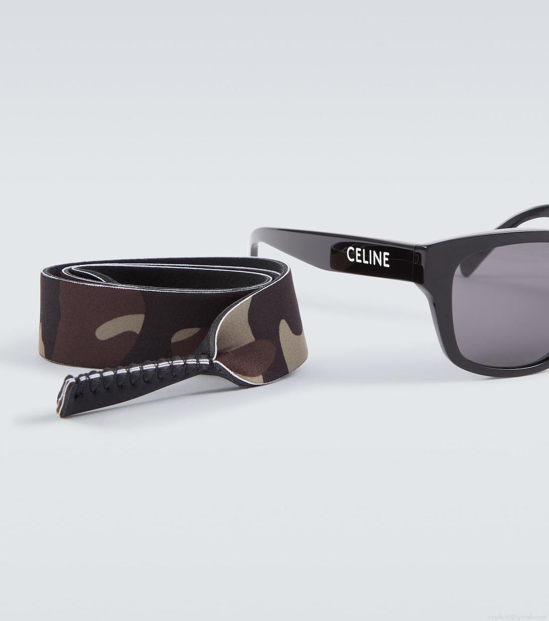 Celine EyewearMonochroms 05 square sunglasses with strap Celine EyewearMonochroms 05 square sunglasses with strap