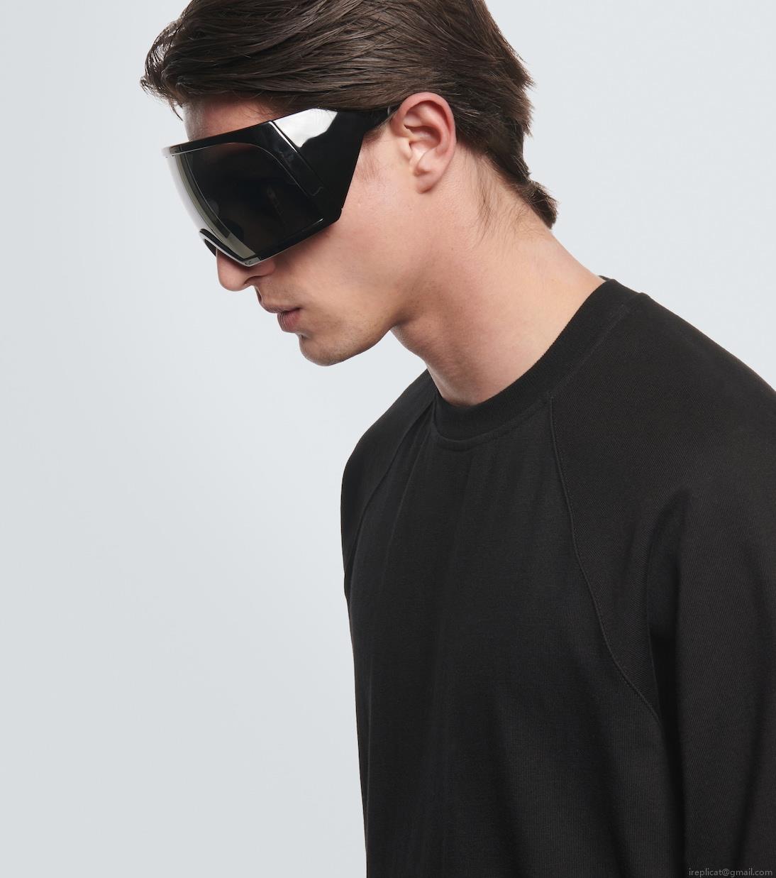 Rick OwensShield oversized sunglasses Rick OwensShield oversized sunglasses