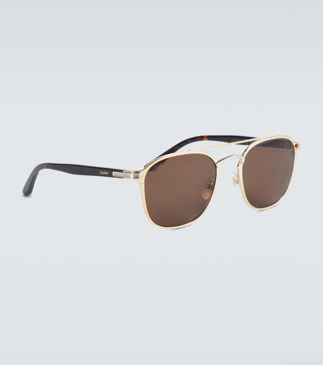 Cartier Eyewear CollectionC de Cartier aviator sunglasses Cartier Eyewear CollectionC de Cartier aviator sunglasses