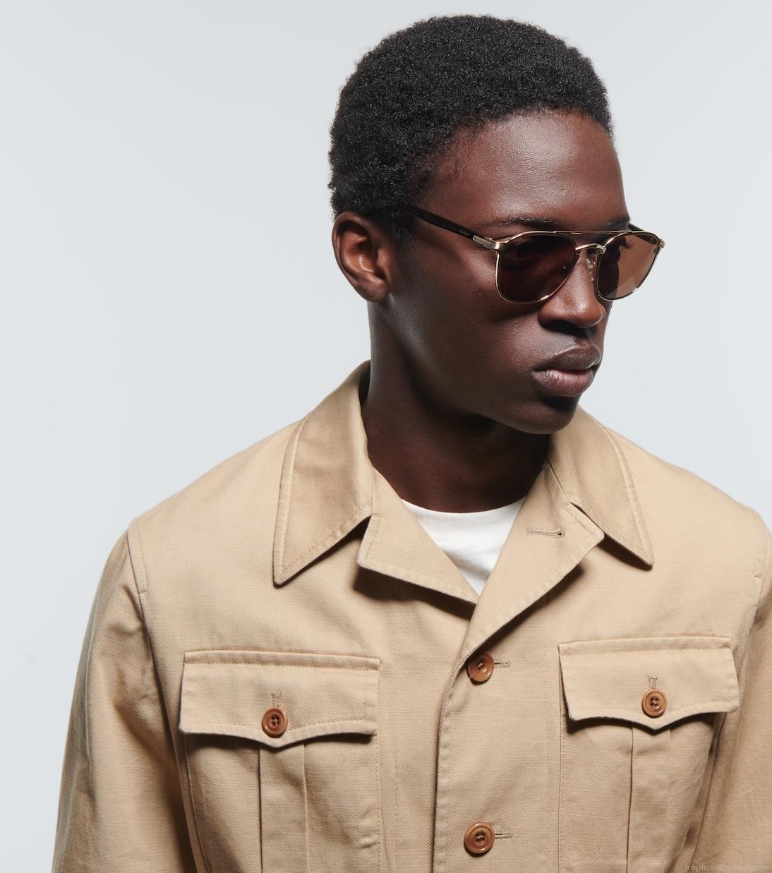 Cartier Eyewear CollectionC de Cartier aviator sunglasses Cartier Eyewear CollectionC de Cartier aviator sunglasses