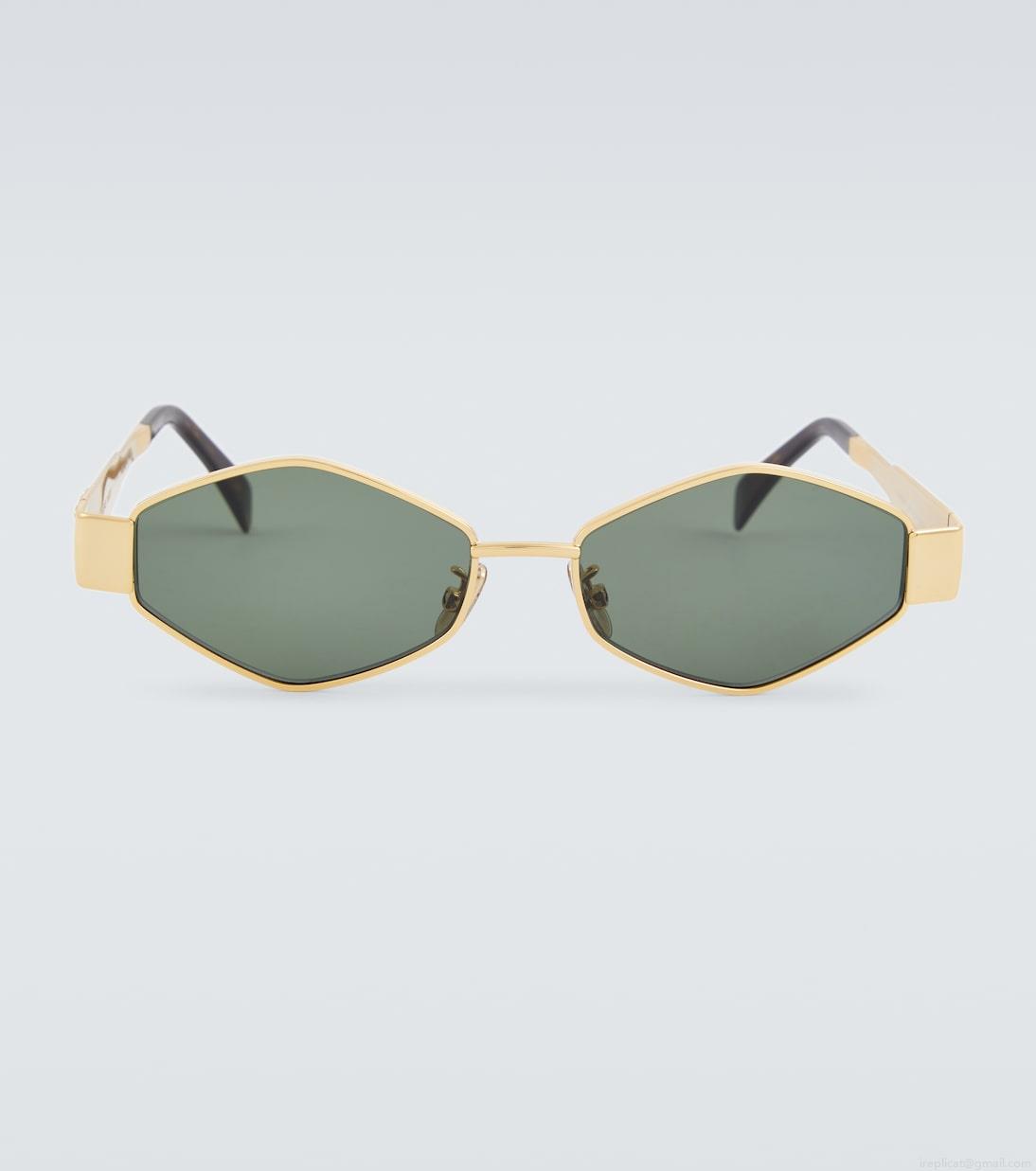 Celine EyewearTriomphe oval sunglasses Celine EyewearTriomphe oval sunglasses