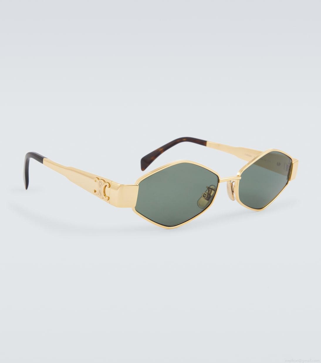 Celine EyewearTriomphe oval sunglasses Celine EyewearTriomphe oval sunglasses